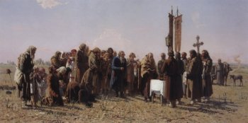 Молебен во время засухи